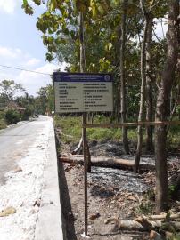 MONITORING PEMBANGUNAN TALUD  PADUKUHAN SAWAHAN II